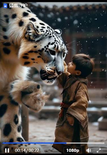 五万点赞的猛兽宠物视频，霸气又可爱，五分钟教会你怎么制作，附带提示词生成方法